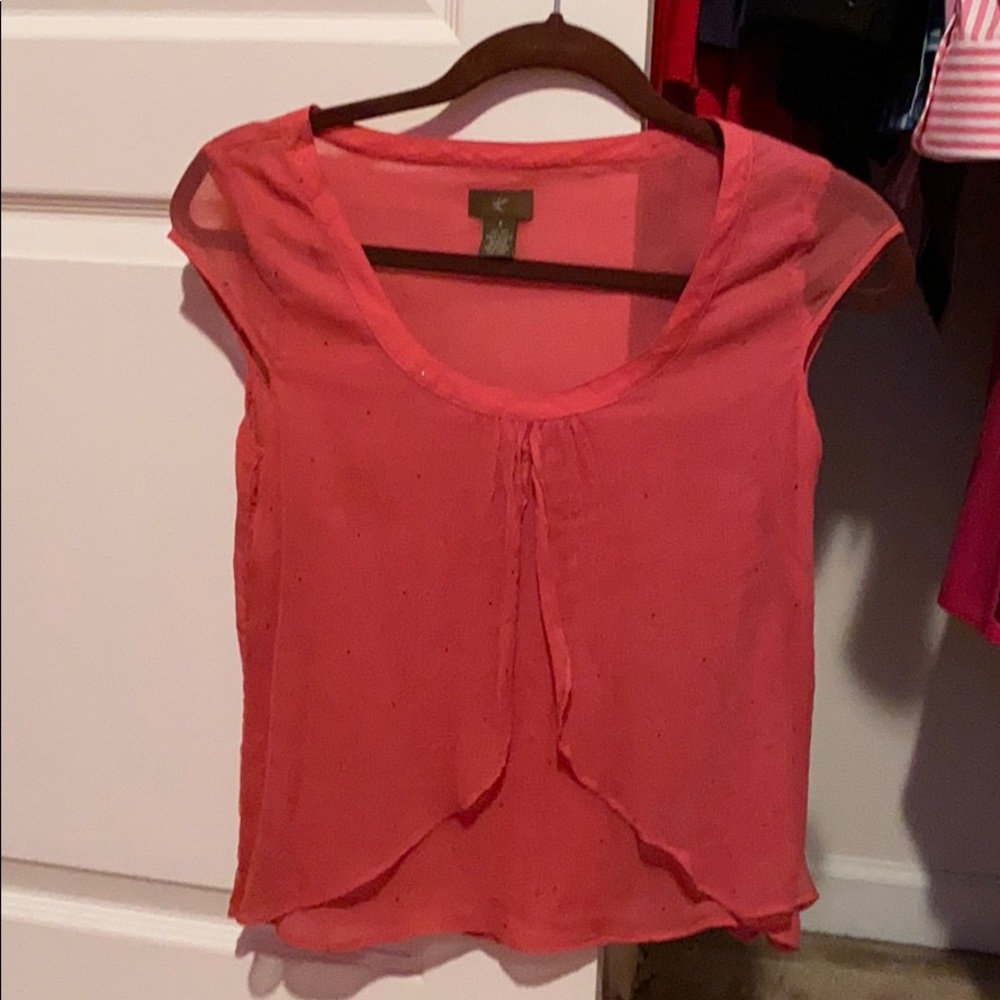 Vintage Anthropologie Silk Blouse Size 2